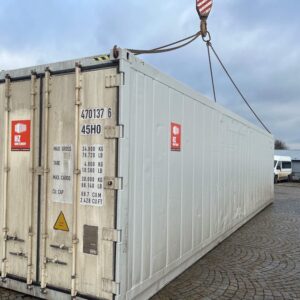 Contenedor de envío 40’HC aislado usado sin motor