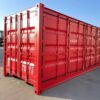 Nuevo contenedor 20′ (6 metros) | 20’OS Apertura lateral - MIIU1500380 rojo
