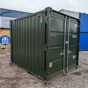 Nuevo contenedor 10′ - 3 metros - MIIU7187766 Verde oscuro RAL6007