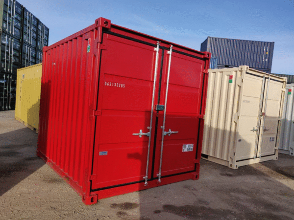 Nuevo contenedor 10′ - 3 metros - MIIU0133777 Rojo RAL3000