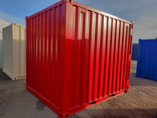Nuevo contenedor 10′ - 3 metros - MIIU0133777 Rojo RAL3000
