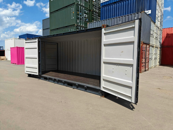 Nuevo contenedor | 20′ 6 metros Apertura lateral - MIIU2271397 Gris oscuro