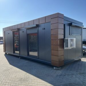 Contenedor oficina habitable de 8m x 3m