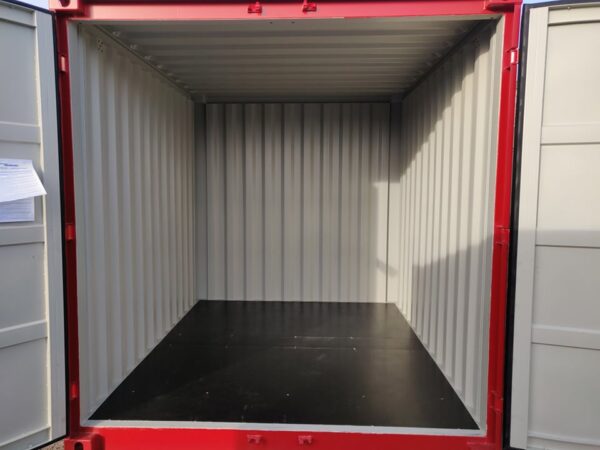 Nuevo contenedor 10′ - 3 metros - MIIU0133777 Rojo RAL3000