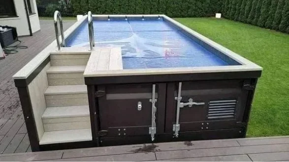 Piscina de contenedores 6 m x 2,5 m