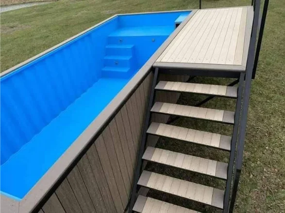 Piscina de contenedores 6 m x 2,5 m