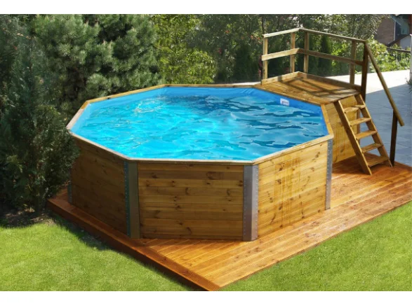 Piscina Redonda de Madera (sin incluir el equipo)