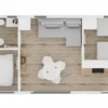 Contenedor Habitacional T2 48m²